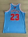 NBA 23 Jordan Bulls 1997-98 authentique Maillot bleu